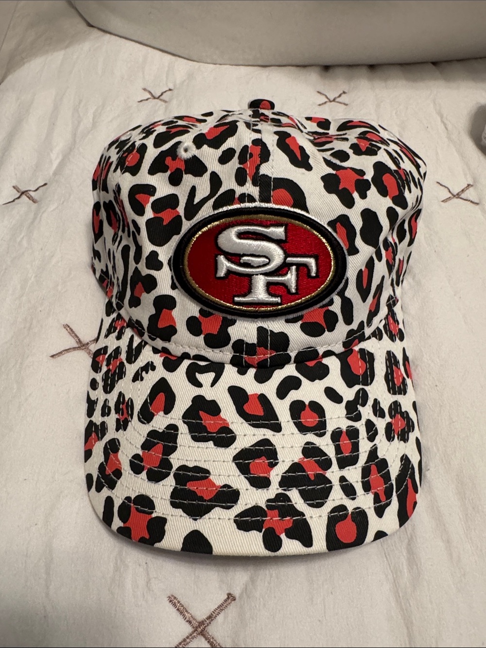 Women’s SF 49’ers NFL Leopard Print Hat